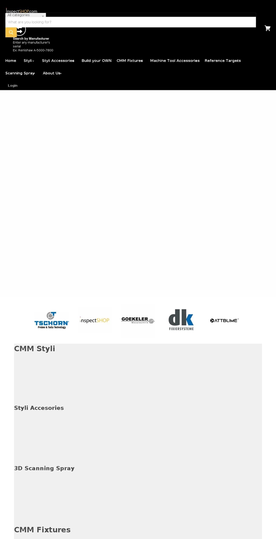 inspectshop.com shopify website screenshot