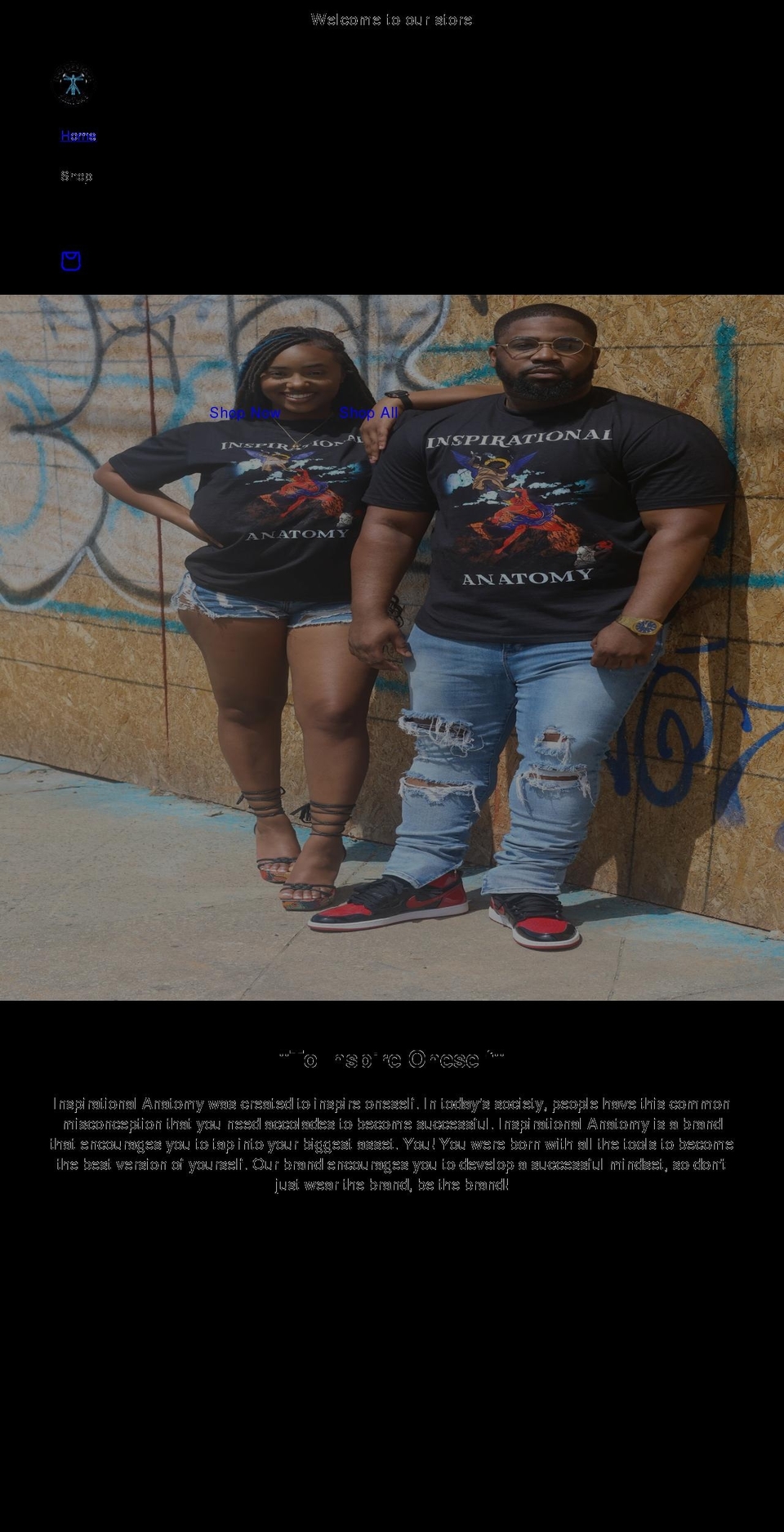 inspirationalanatomy.com shopify website screenshot