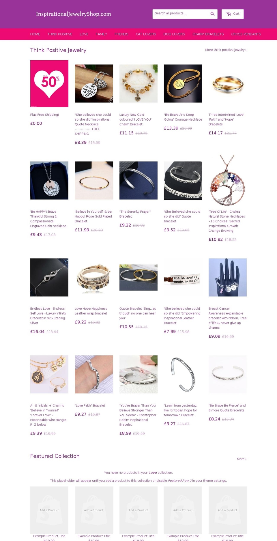 inspirationaljewelry.myshopify.com shopify website screenshot
