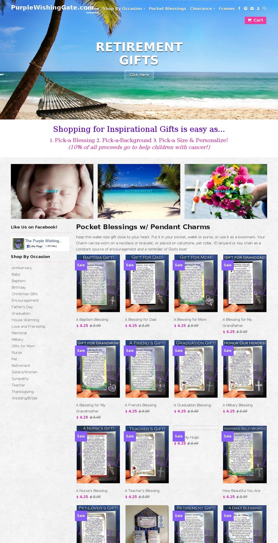 inspirationalpoems4u.com shopify website screenshot