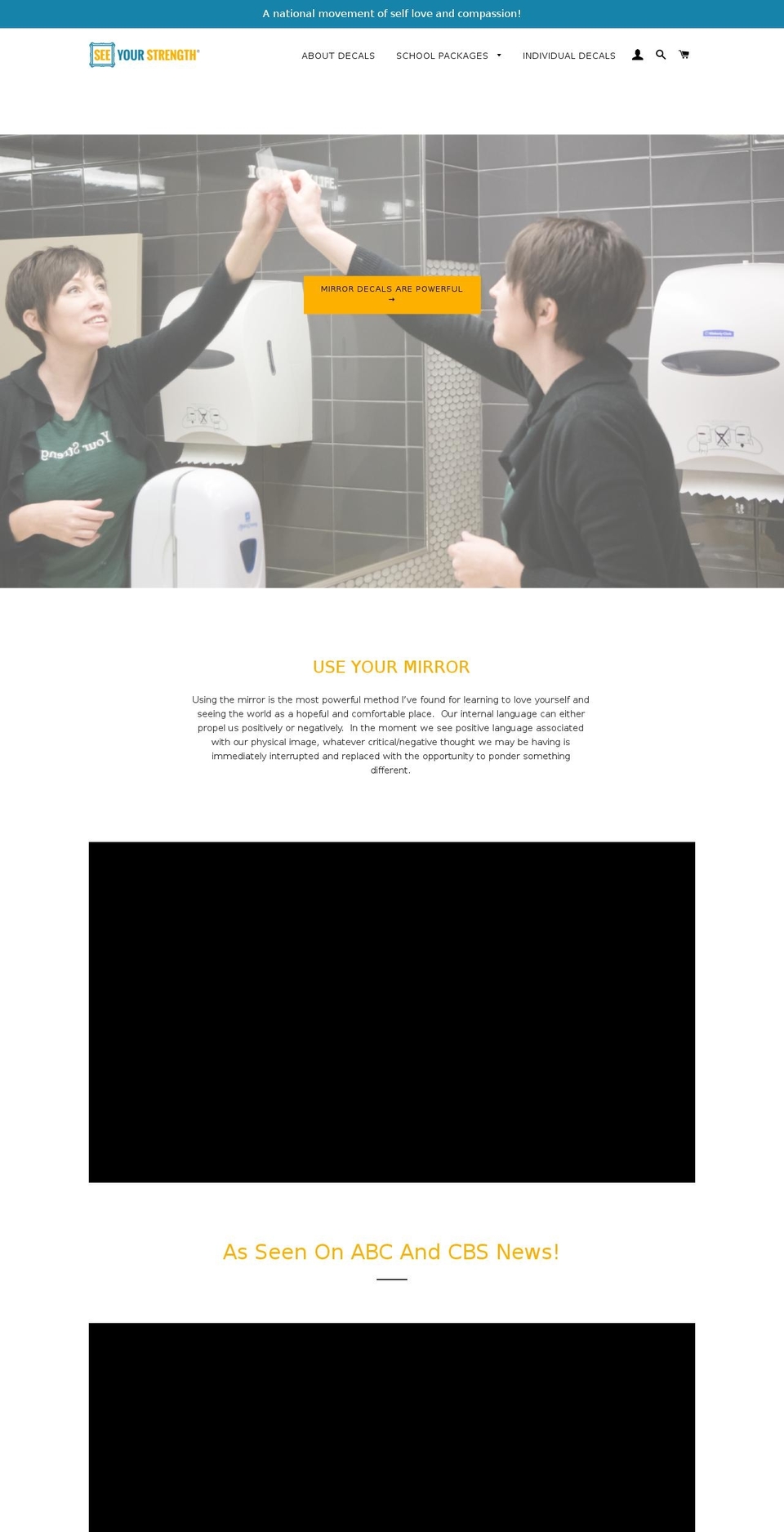 inspirationdecals.com — Shopify storefront screenshot