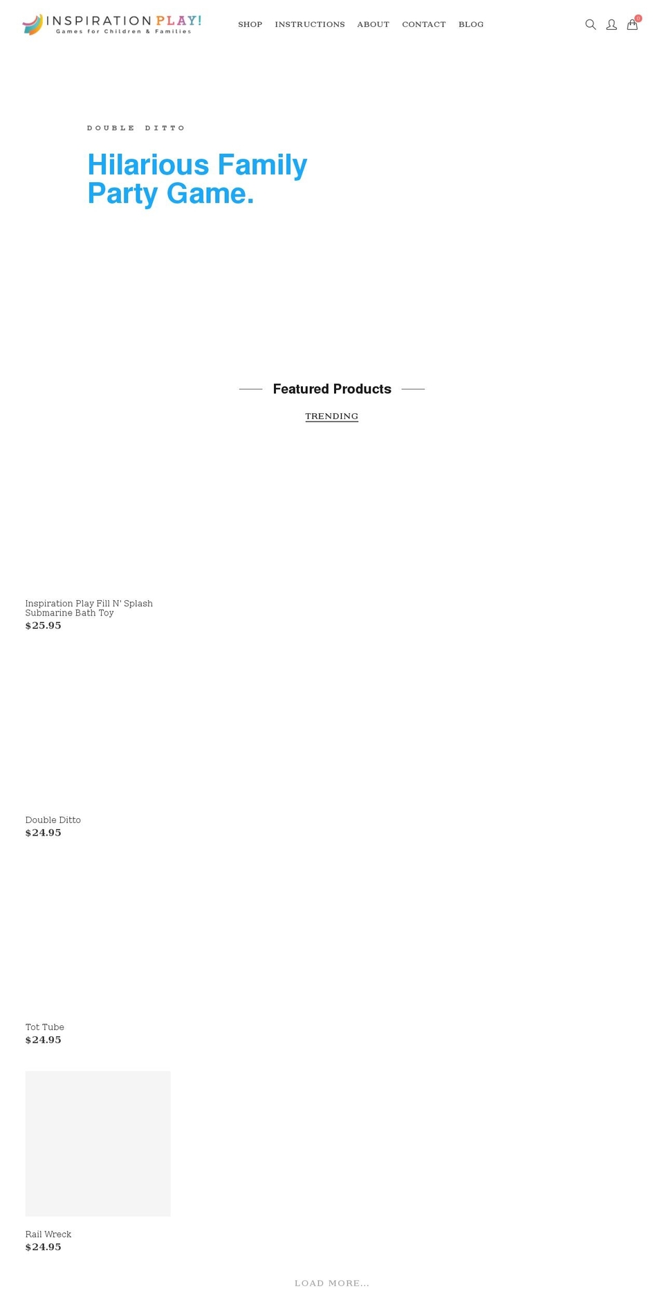 inspirationplay.com shopify website screenshot