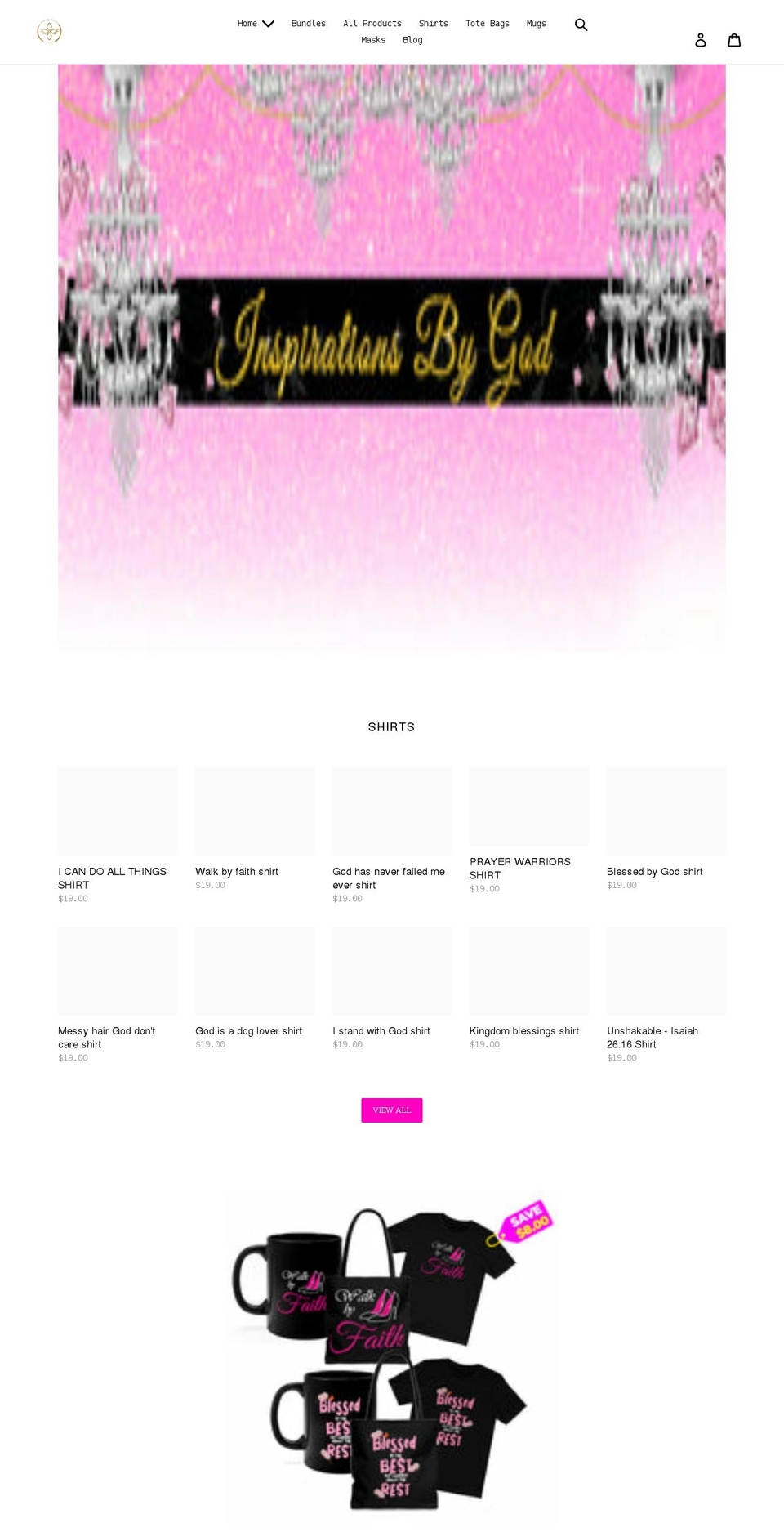 inspirationsbygod.com shopify website screenshot