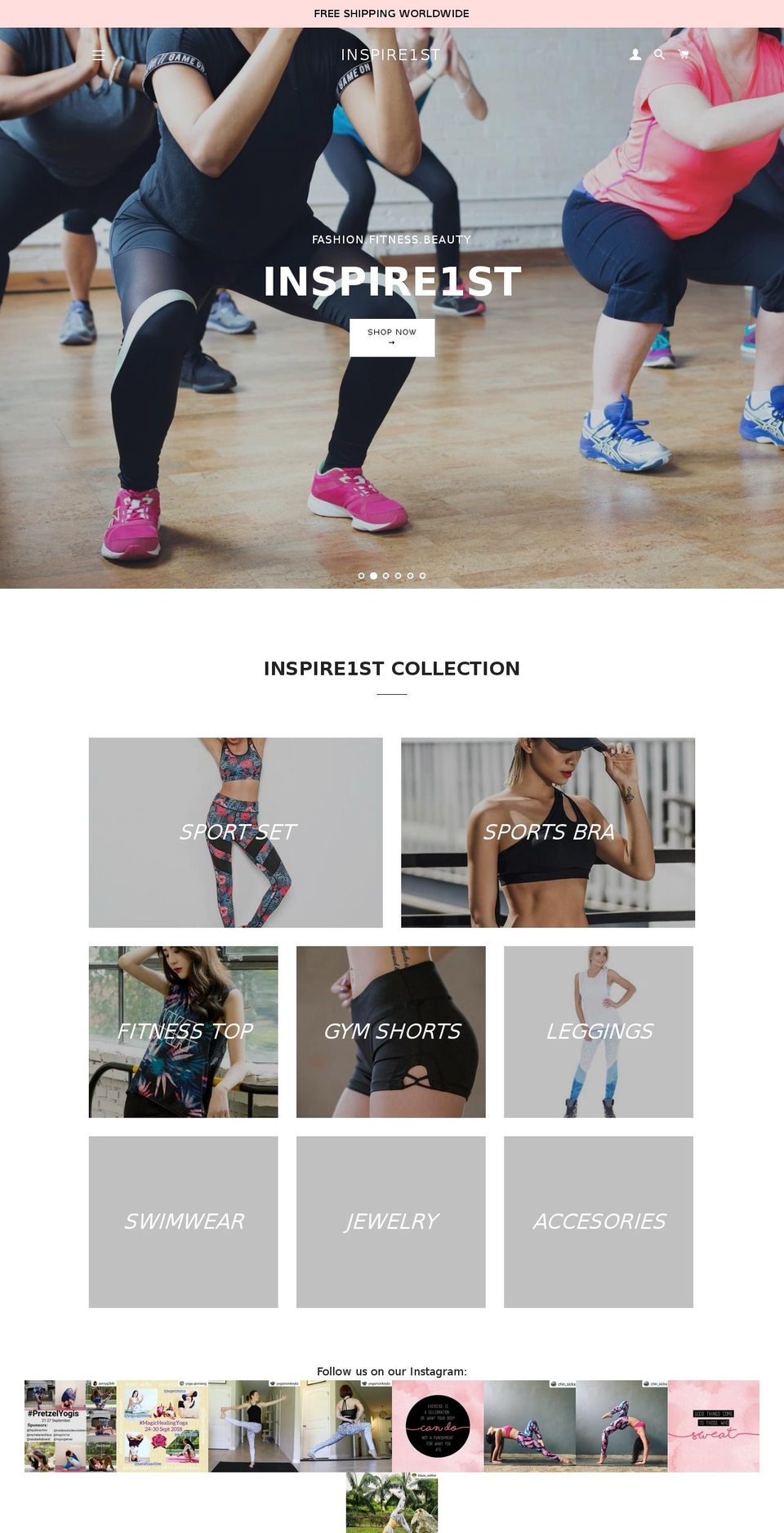 inspire1st.com — Shopify storefront screenshot