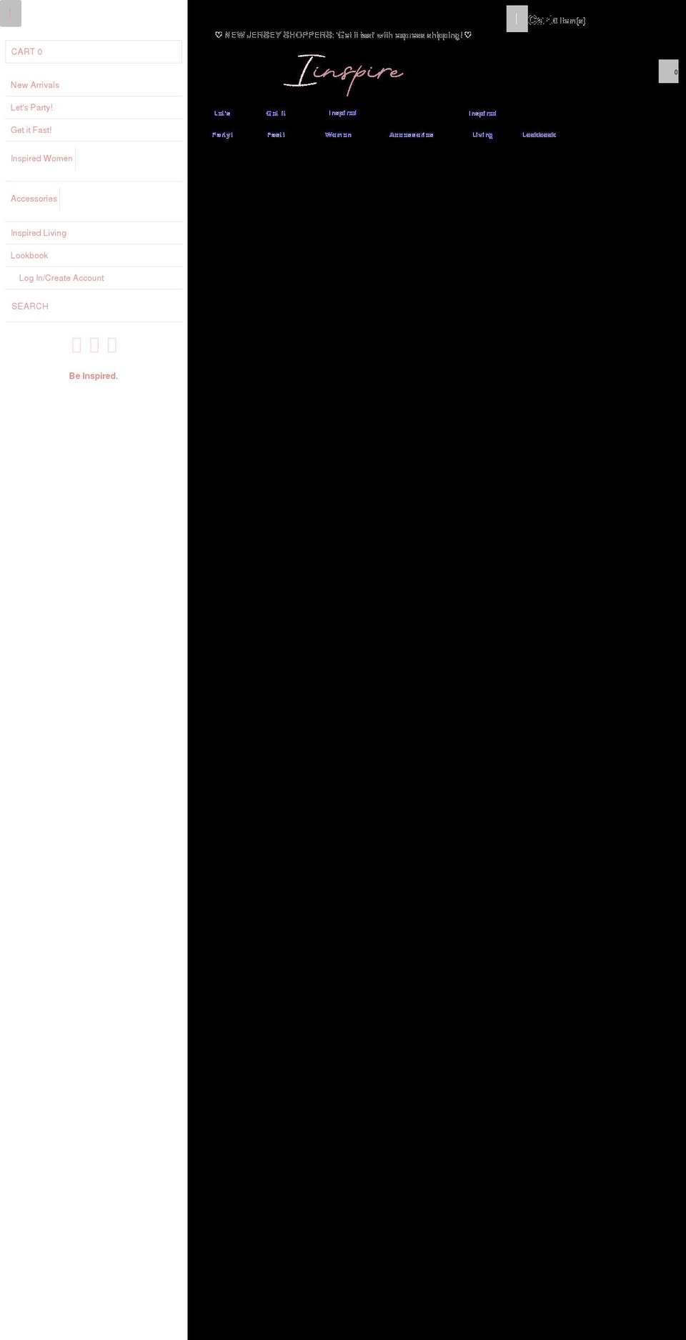 inspireboutiques.com shopify website screenshot