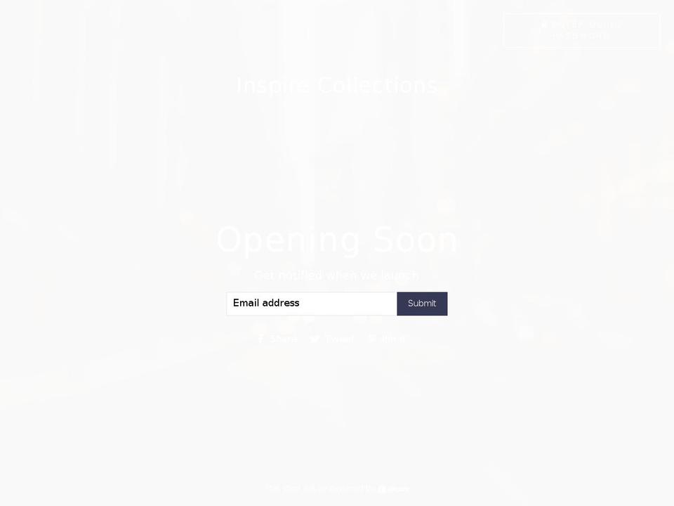 inspirecollections.ca shopify website screenshot