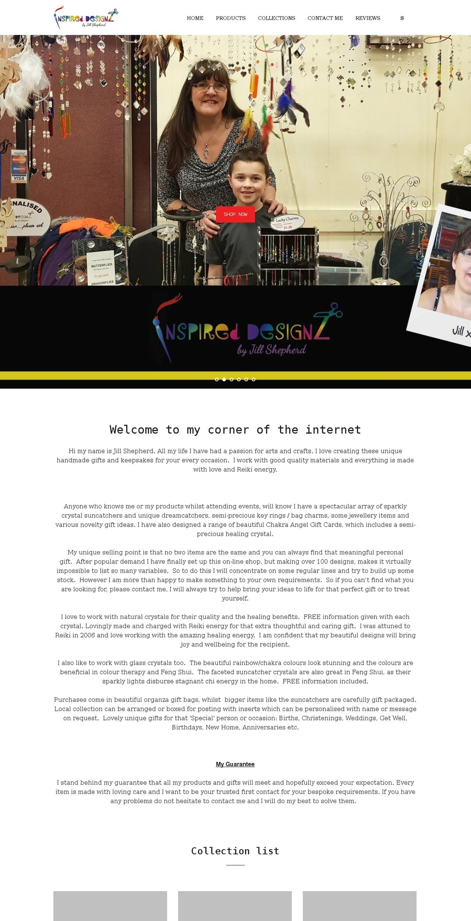 inspired-designz.co.uk shopify website screenshot