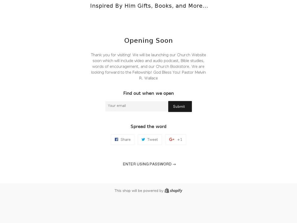 inspiredbyhim.com — Shopify storefront screenshot