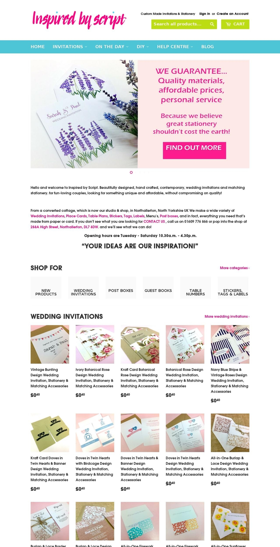 Supply Shopify theme site example inspiredbyscript.co.uk