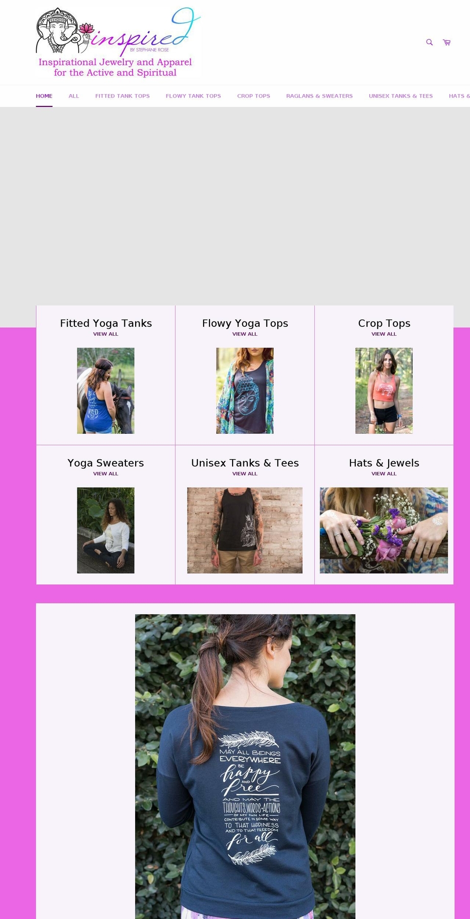 inspiredbystephanierose.com shopify website screenshot