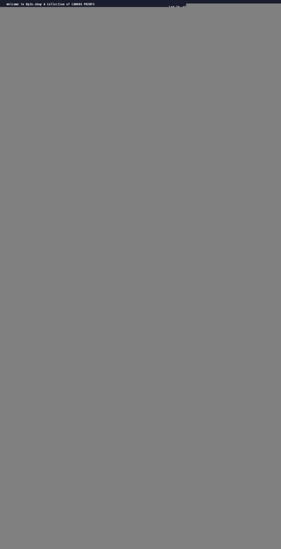 inspiredbyzo.myshopify.com shopify website screenshot
