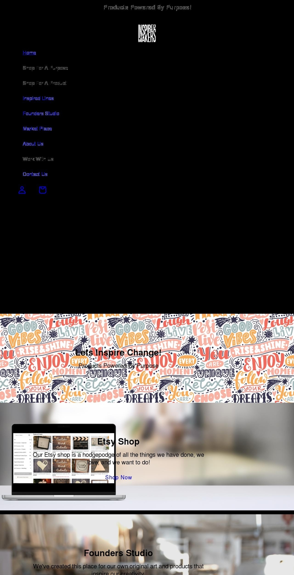 inspiredmakers.com shopify website screenshot