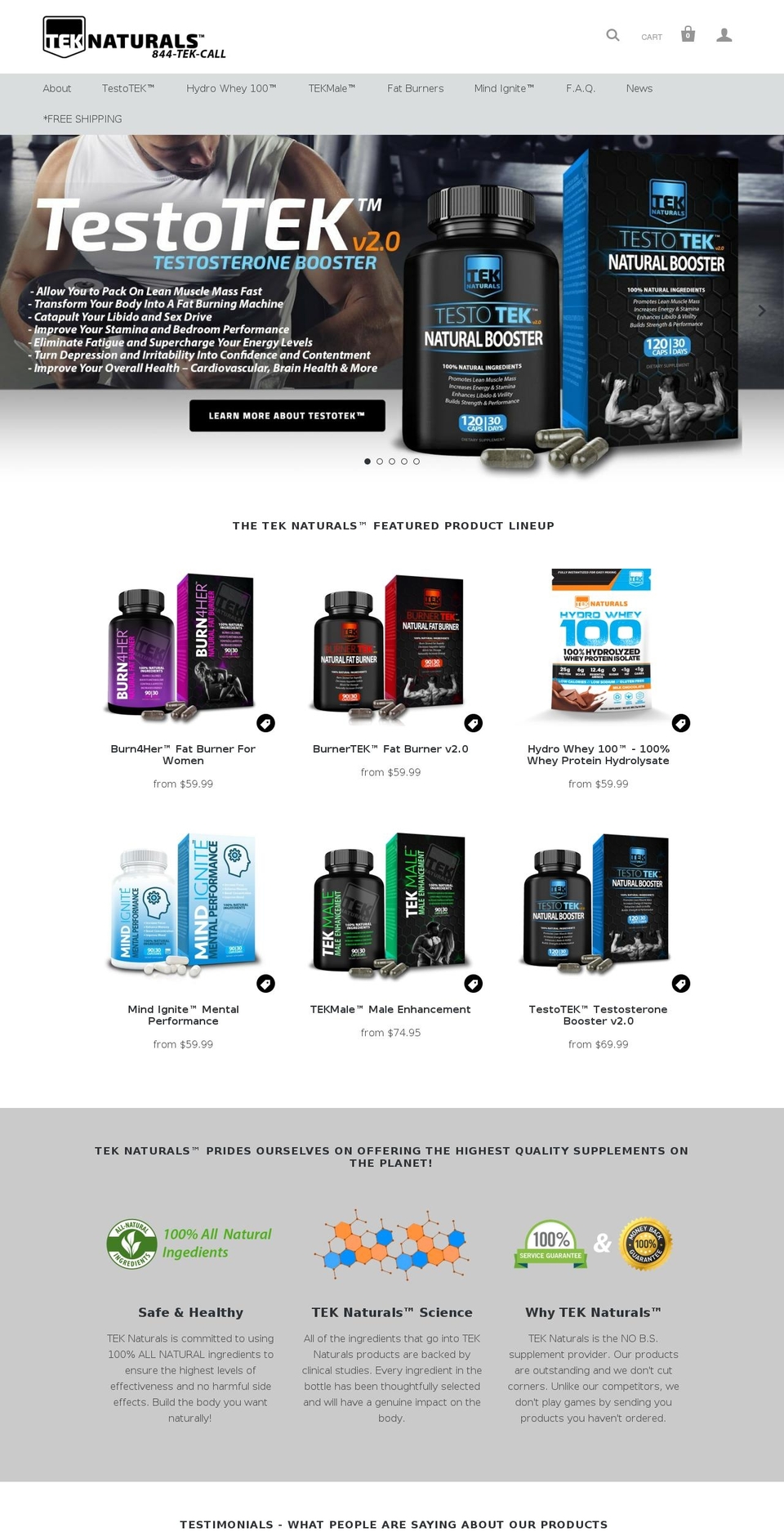 inspirednutrtaceuticals.com — Shopify storefront screenshot