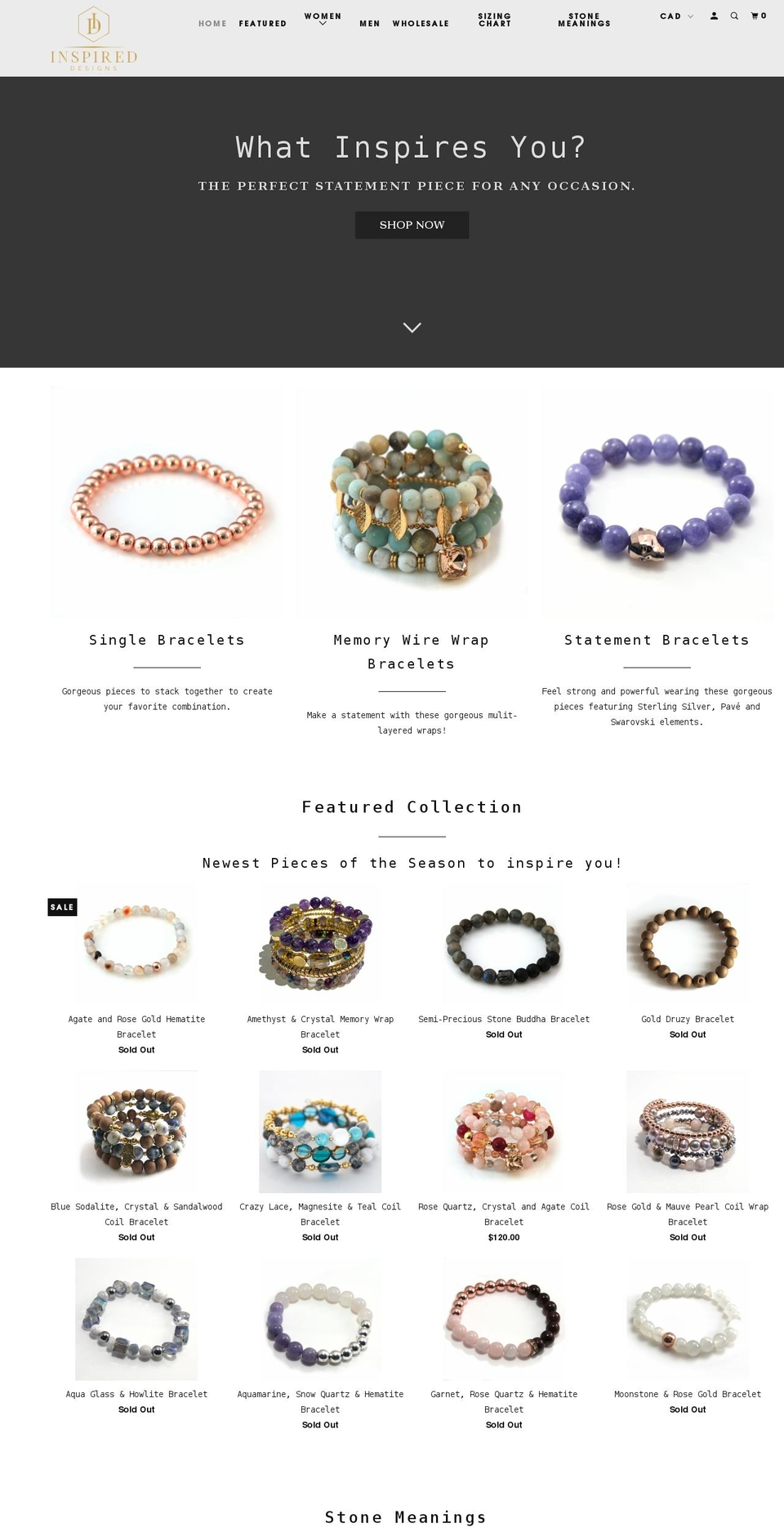 inspiredyyc.ca shopify website screenshot