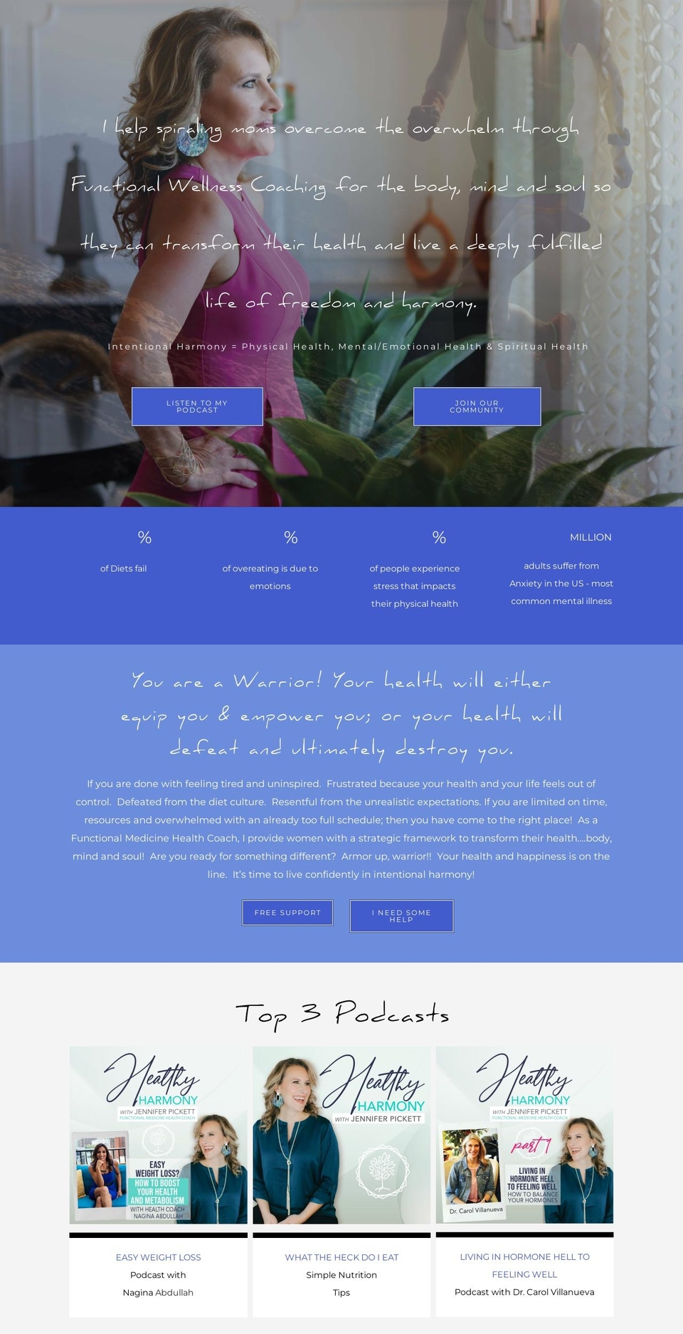 belle-default Shopify theme site example inspirehealthyharmony.com