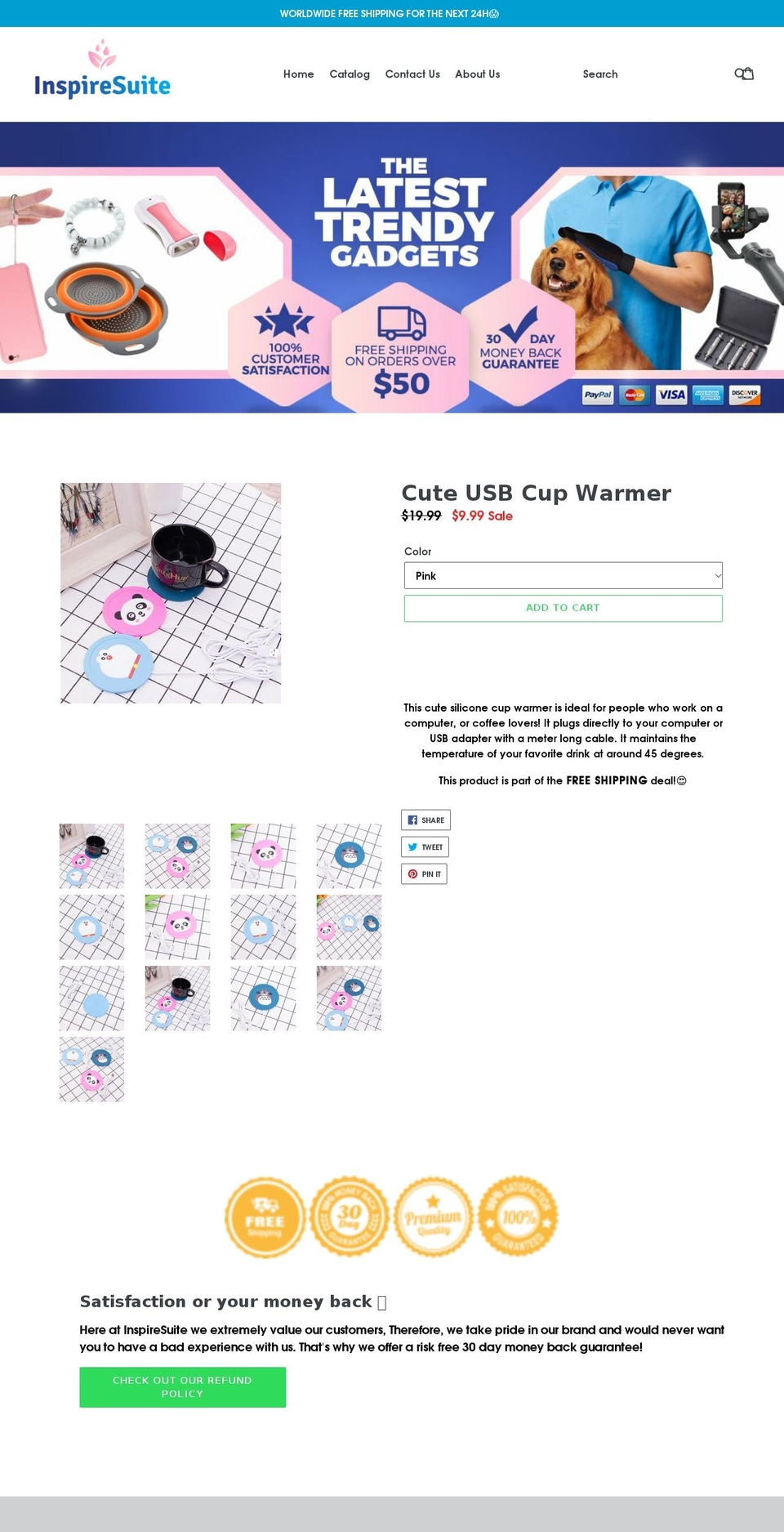 inspiresuite.com — Shopify storefront screenshot