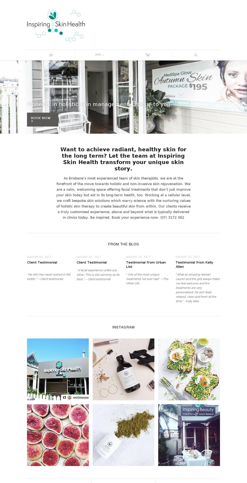 Copy of Atlantic Shopify theme site example inspiringbeauty.com.au