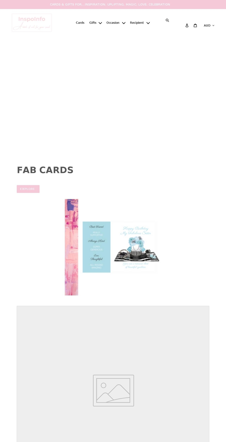 inspoinfo.com shopify website screenshot