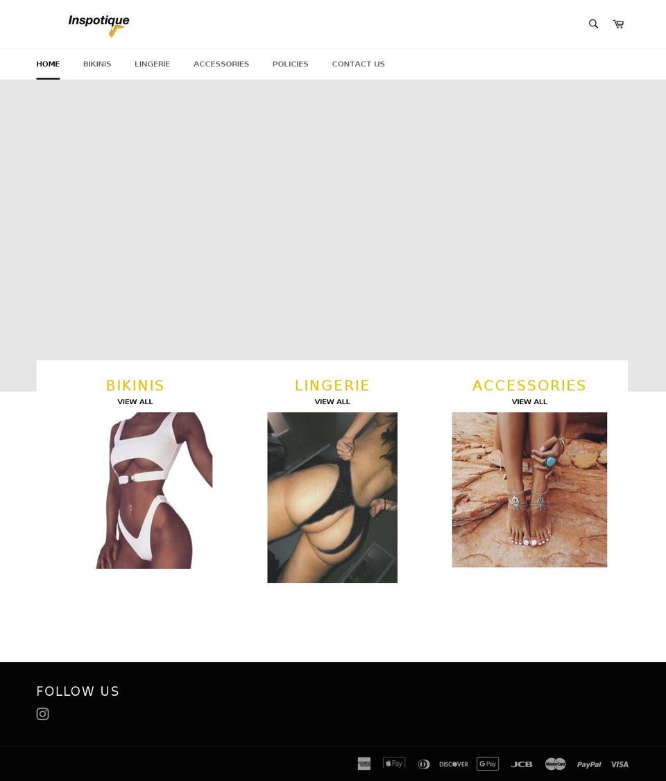 inspotique.com — Shopify storefront screenshot