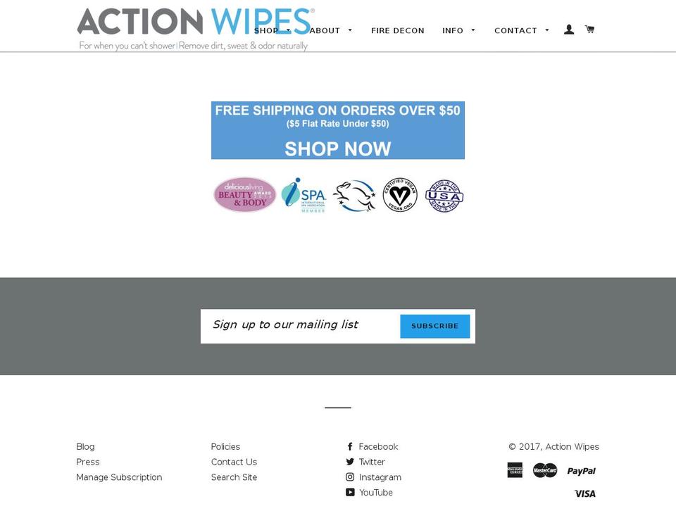 insta-shower.com shopify website screenshot