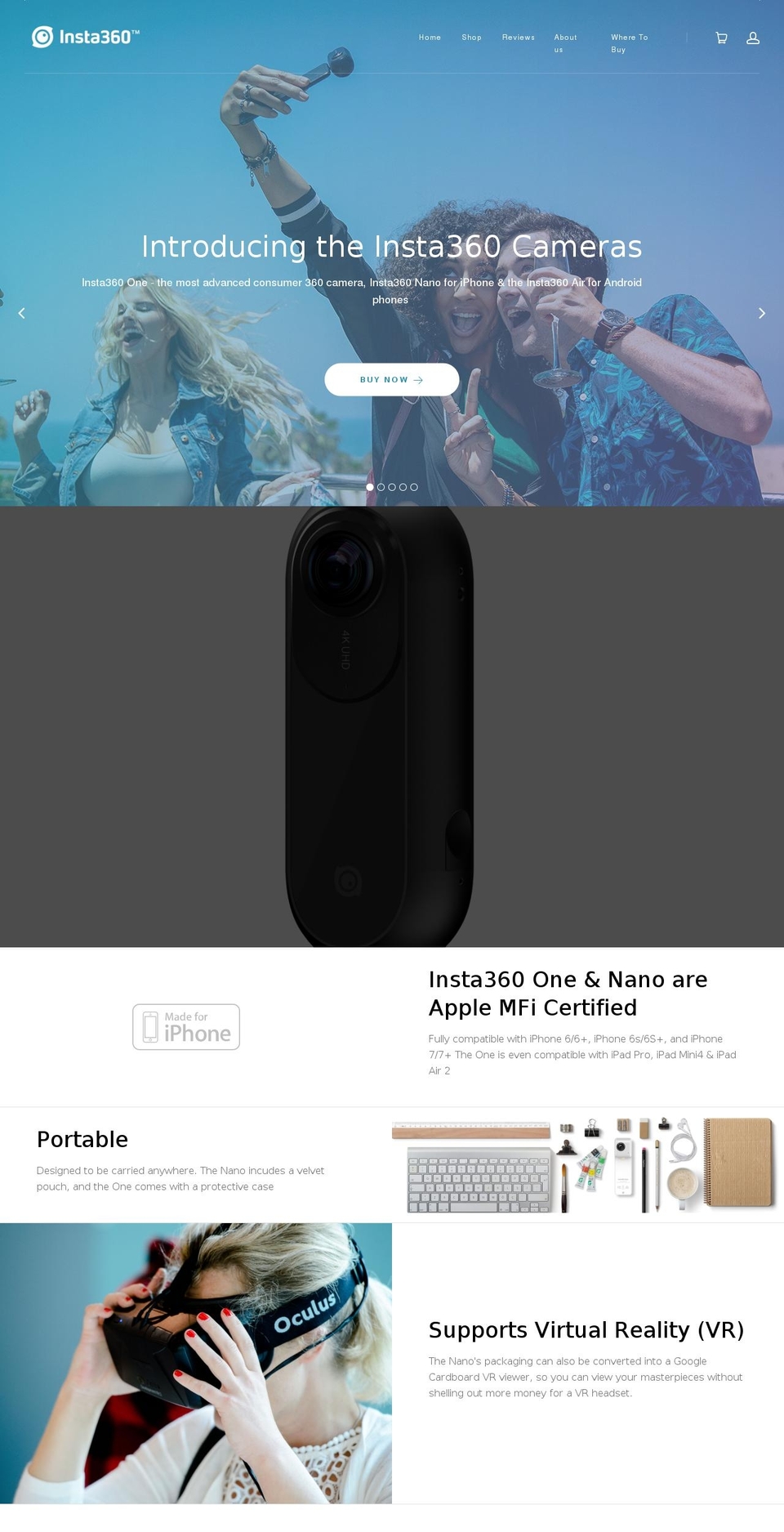 insta360malaysia.com shopify website screenshot