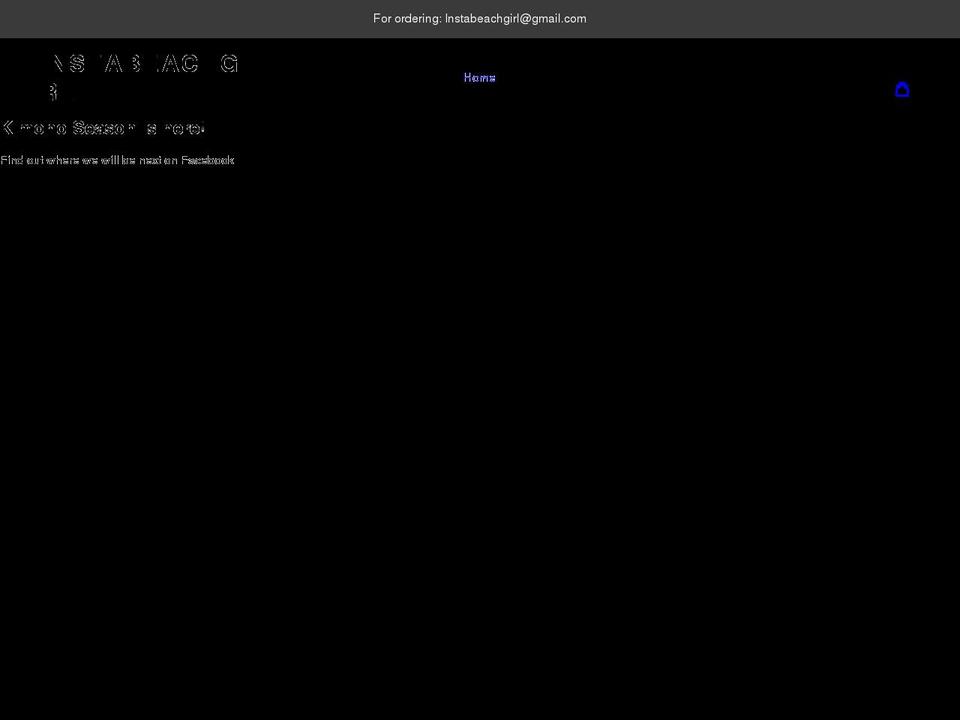 instabeachgirl.com shopify website screenshot