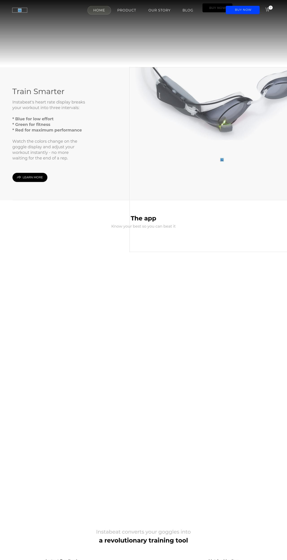 instabeat.com shopify website screenshot