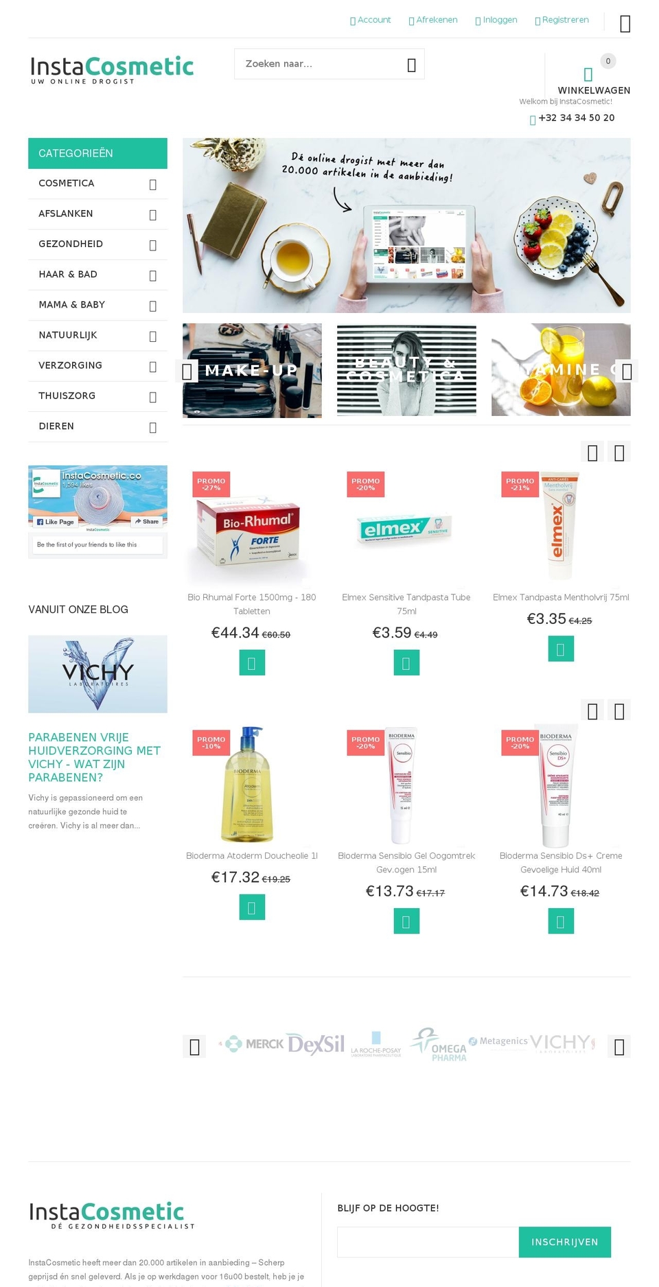 Production 2.1.6 with new product page Shopify theme site example instacosmetique.fr