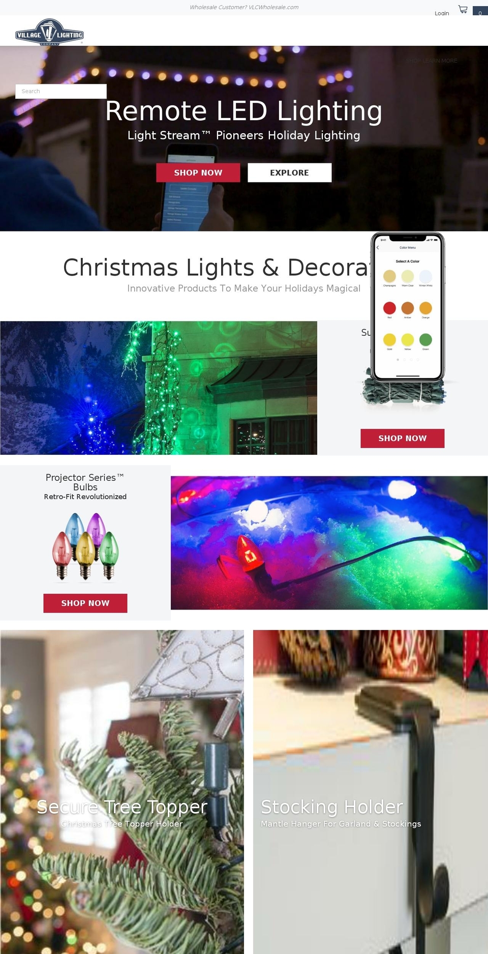 installchristmaslights.com — Shopify storefront screenshot
