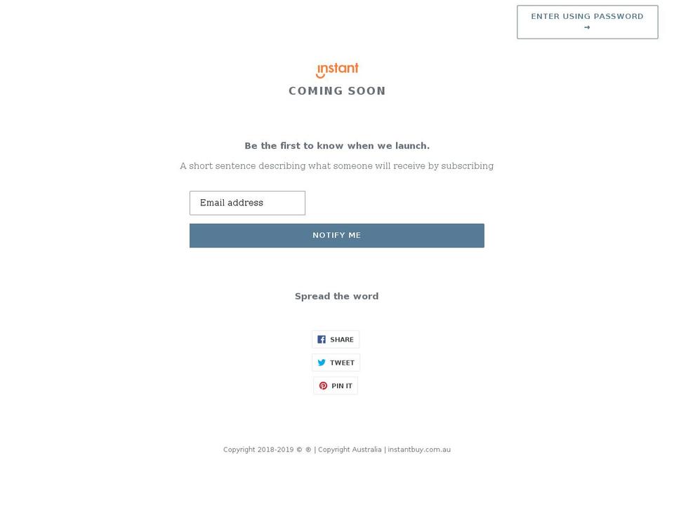 instantbuys.com.au shopify website screenshot