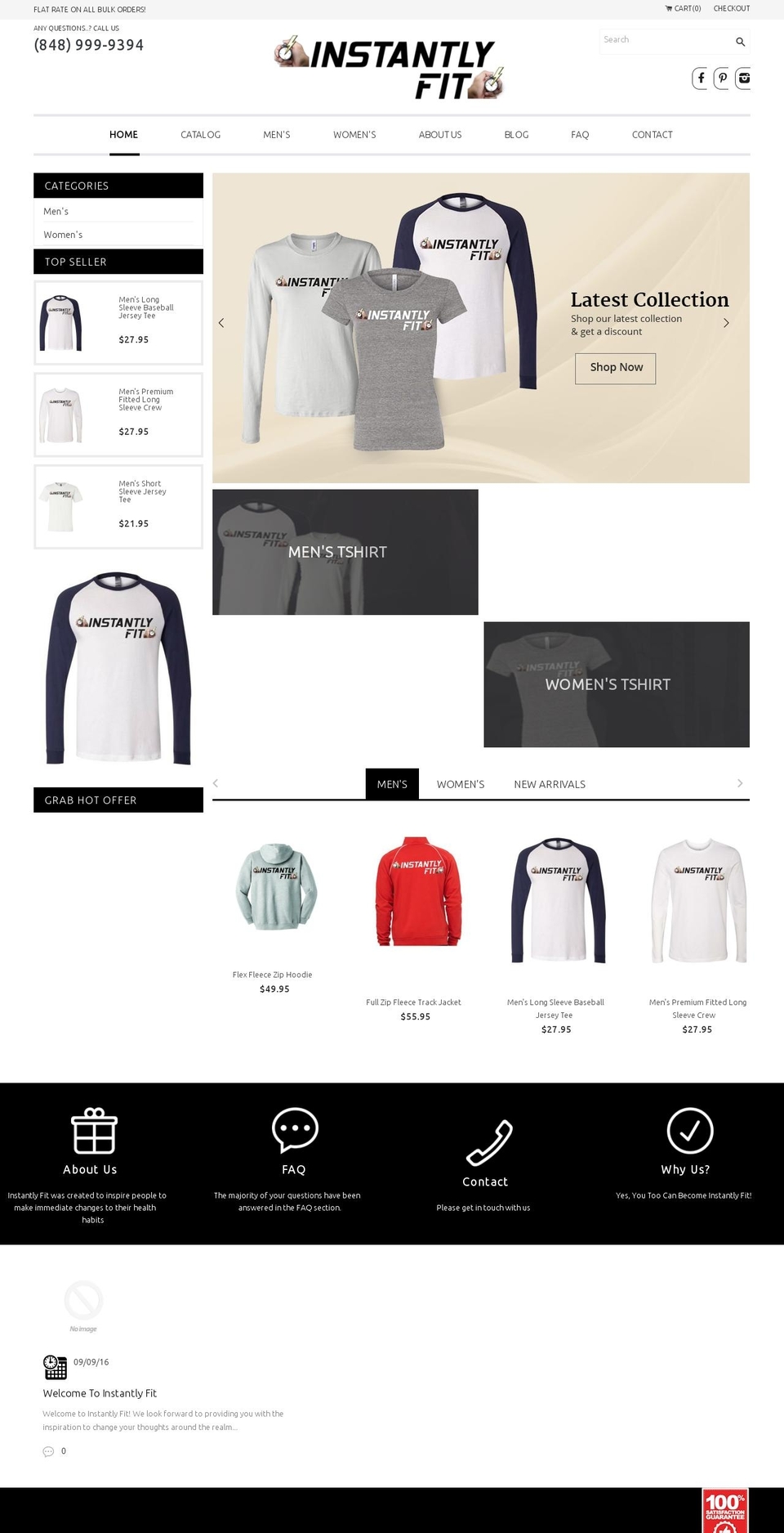 instantlyfit.net shopify website screenshot