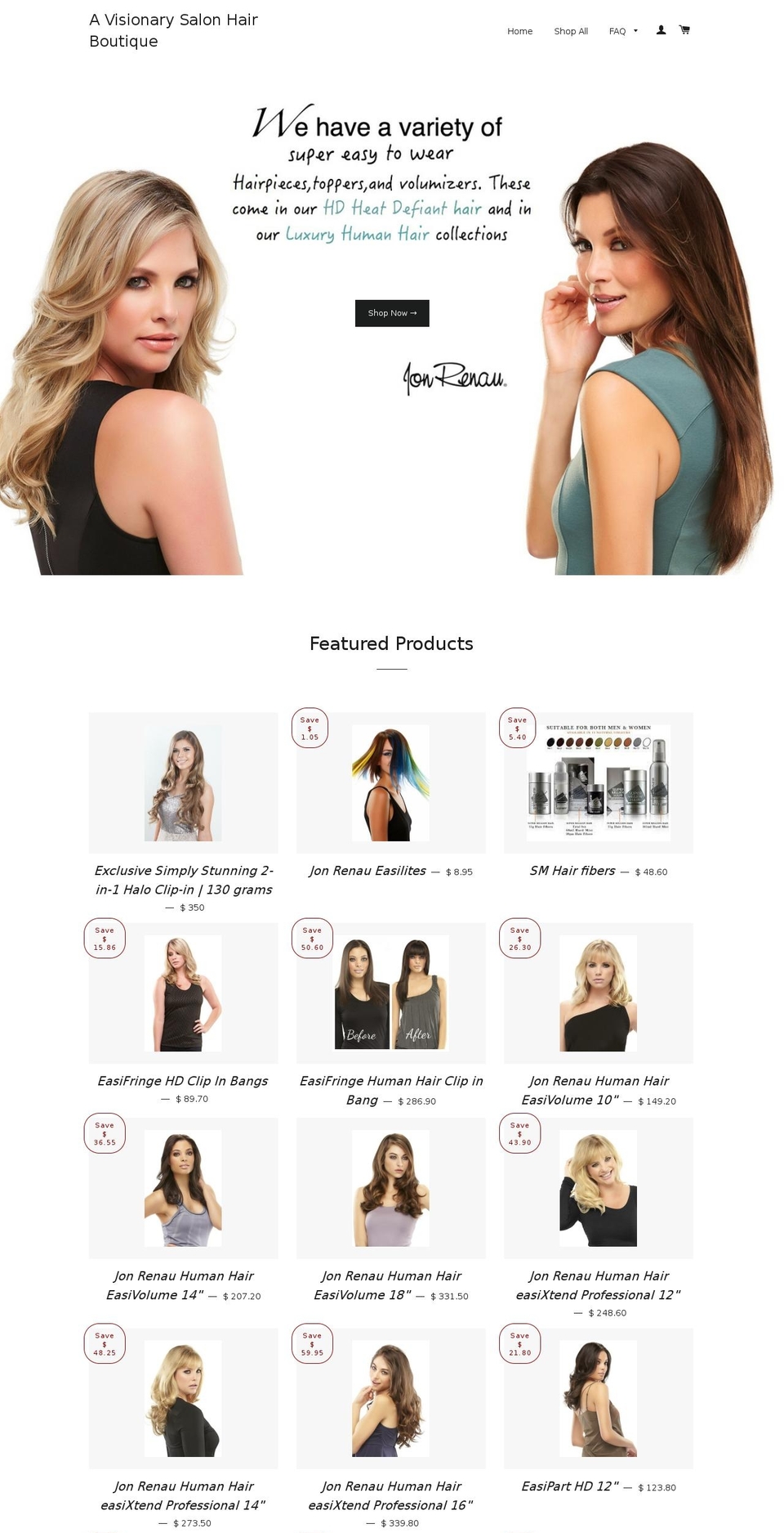 instantvolumizer.com shopify website screenshot