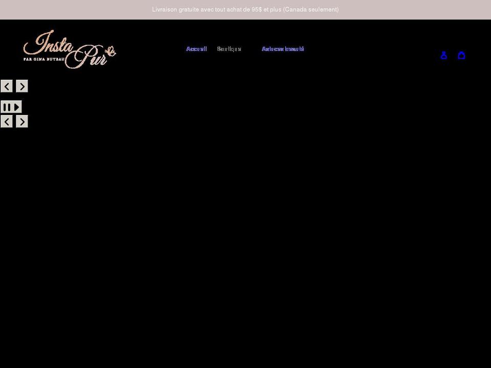 instapur.ca shopify website screenshot