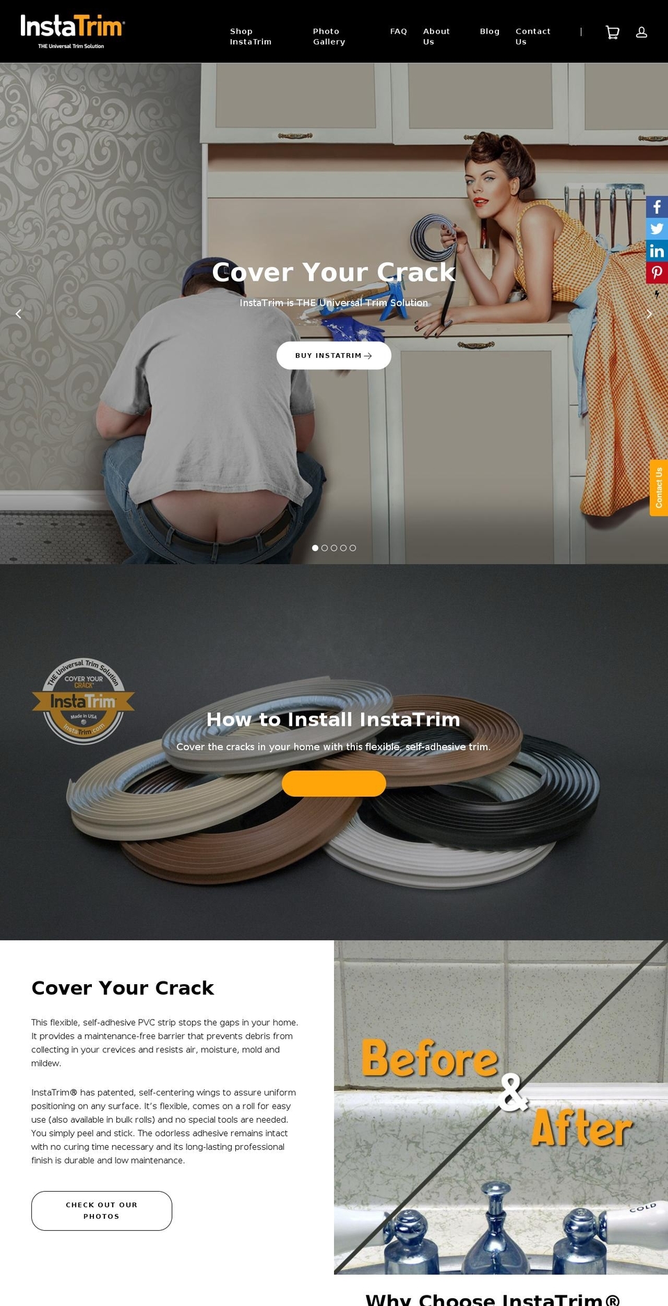 instatrim.com shopify website screenshot