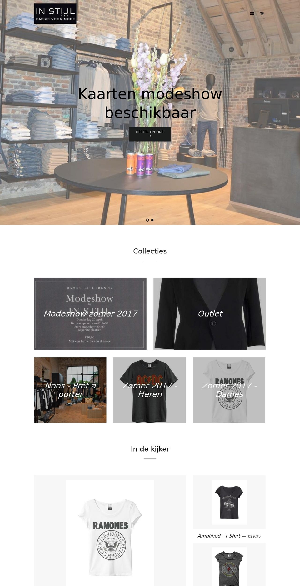 instijlshop.com shopify website screenshot