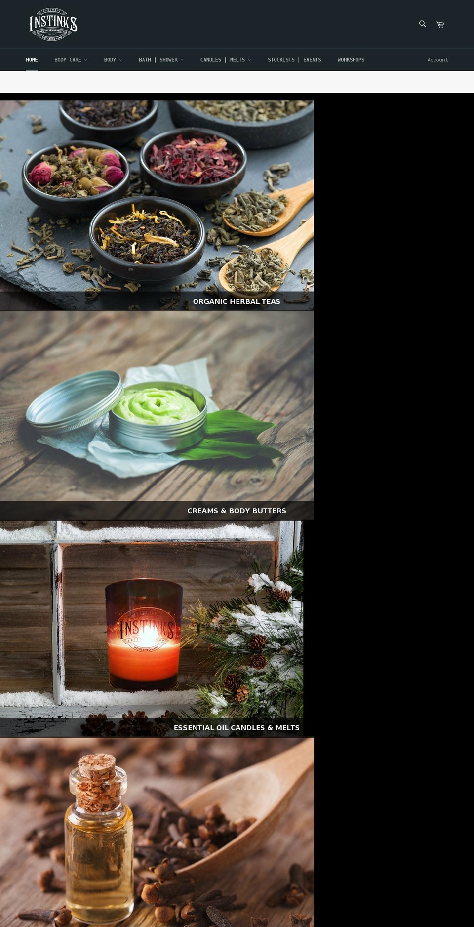 instinks.com.au shopify website screenshot