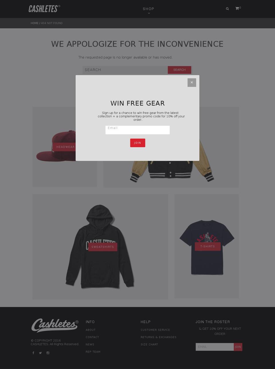CASHLETES 2016 Shopify theme site example institutionofhigherearning.com