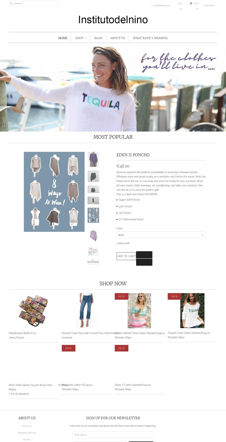 institutodelnino.com shopify website screenshot