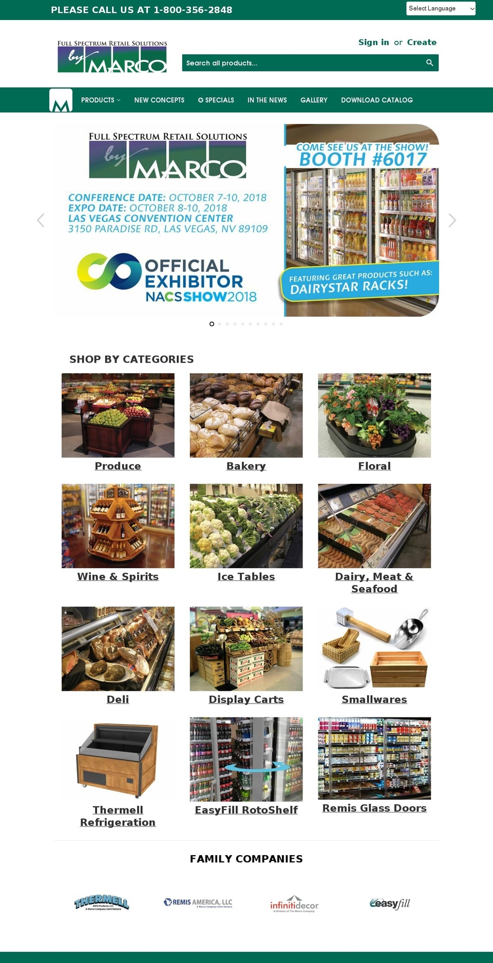 instorebymarco.com — Shopify storefront screenshot