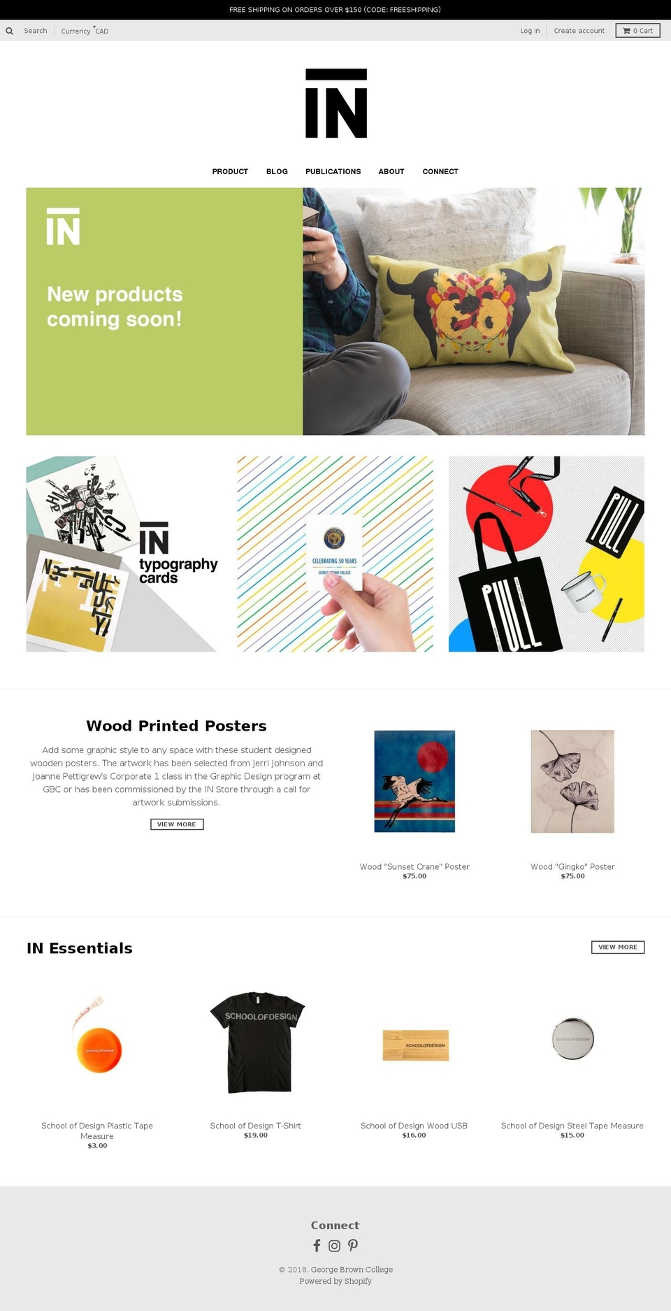 instoregbc.com — Shopify storefront screenshot
