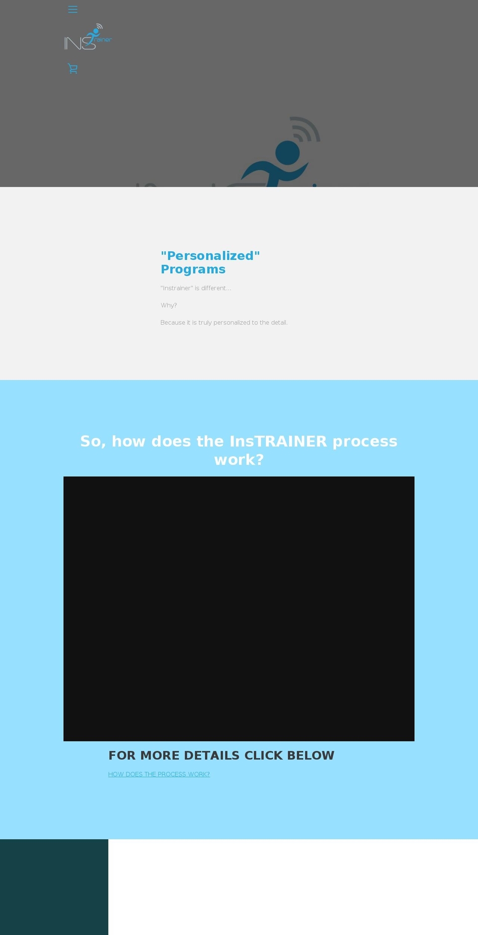 instrainer.com — Shopify storefront screenshot