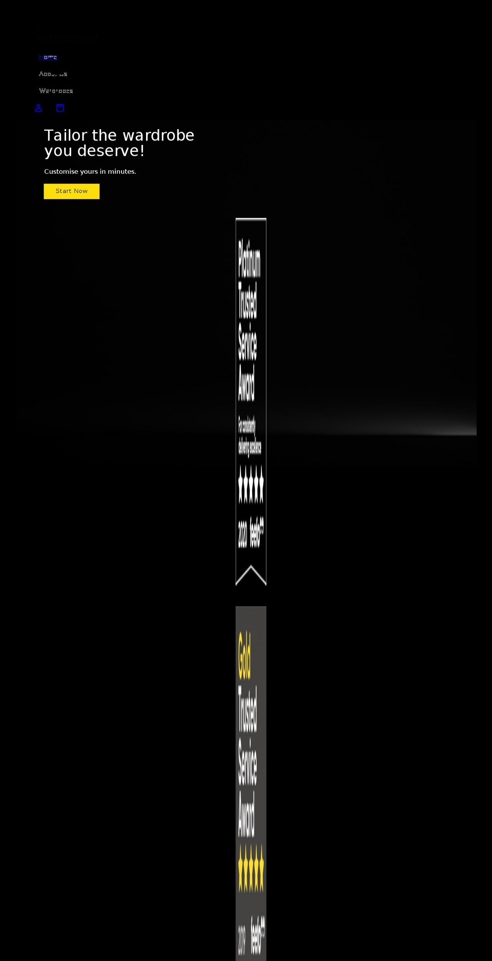 instrumentfurniture.com shopify website screenshot