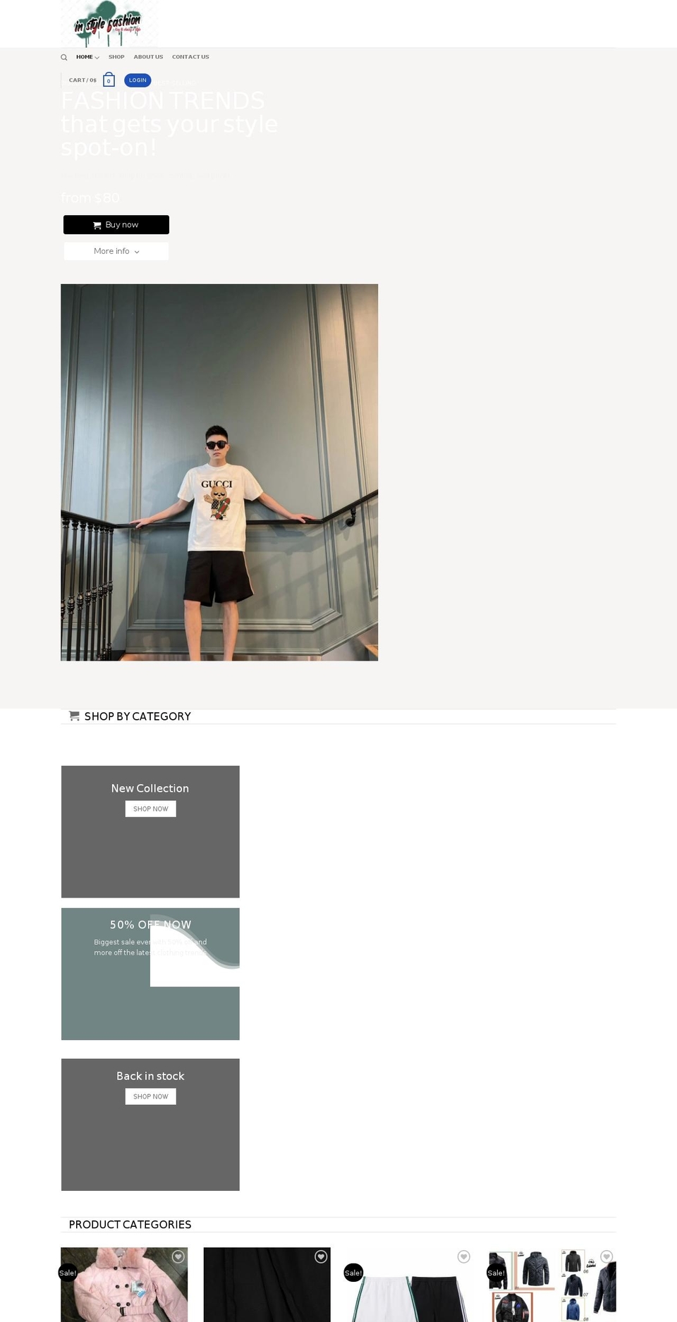 instylefashion.clothing shopify website screenshot