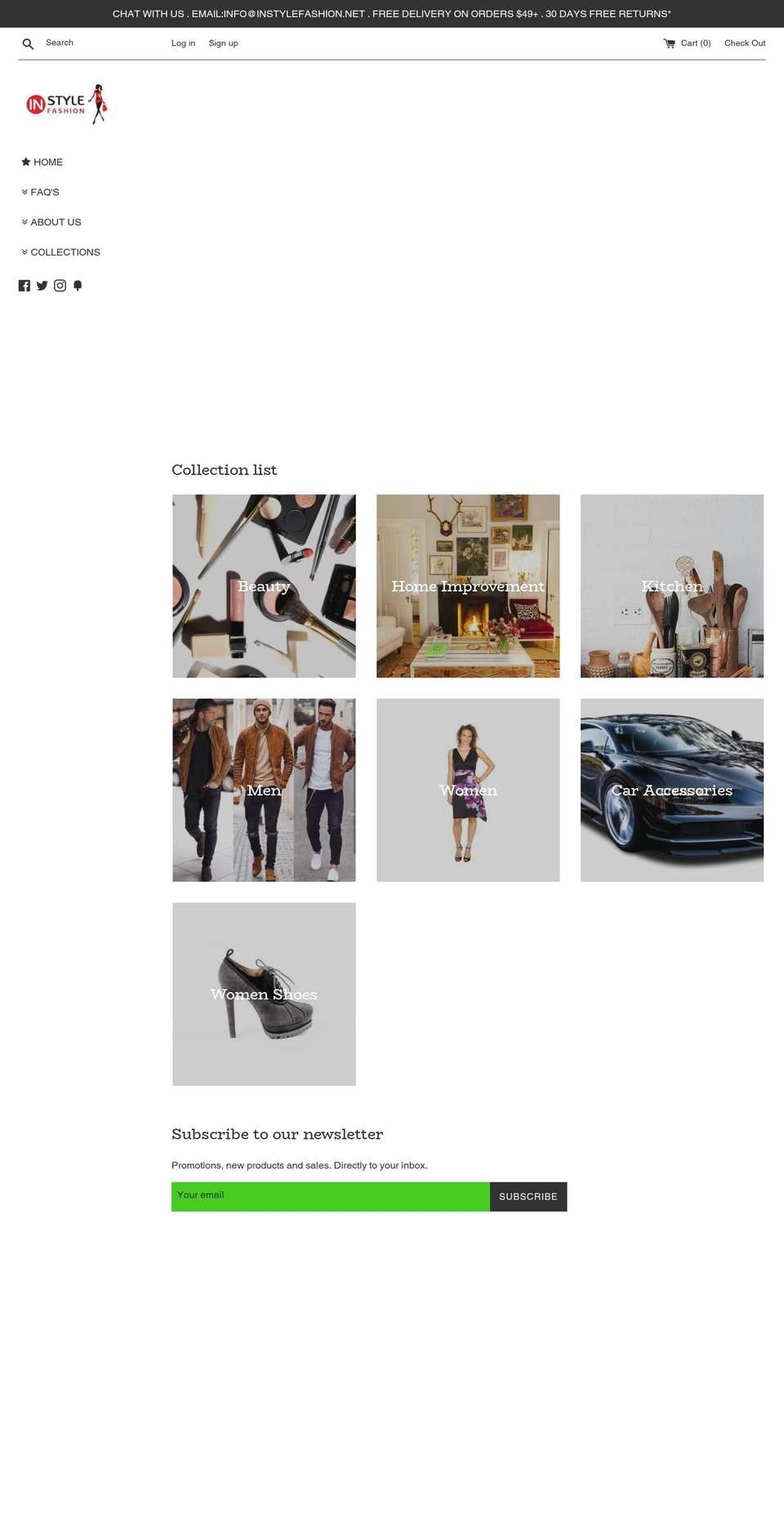 instylefashion.net shopify website screenshot