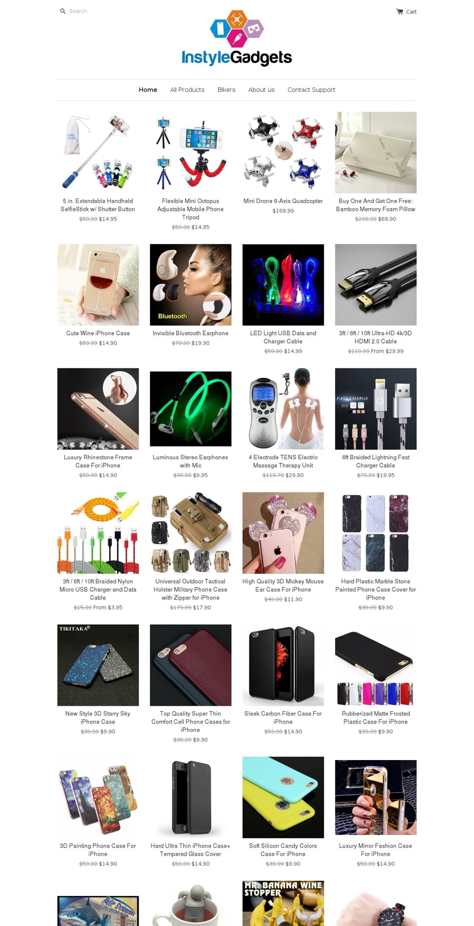 instylegadgets.com shopify website screenshot