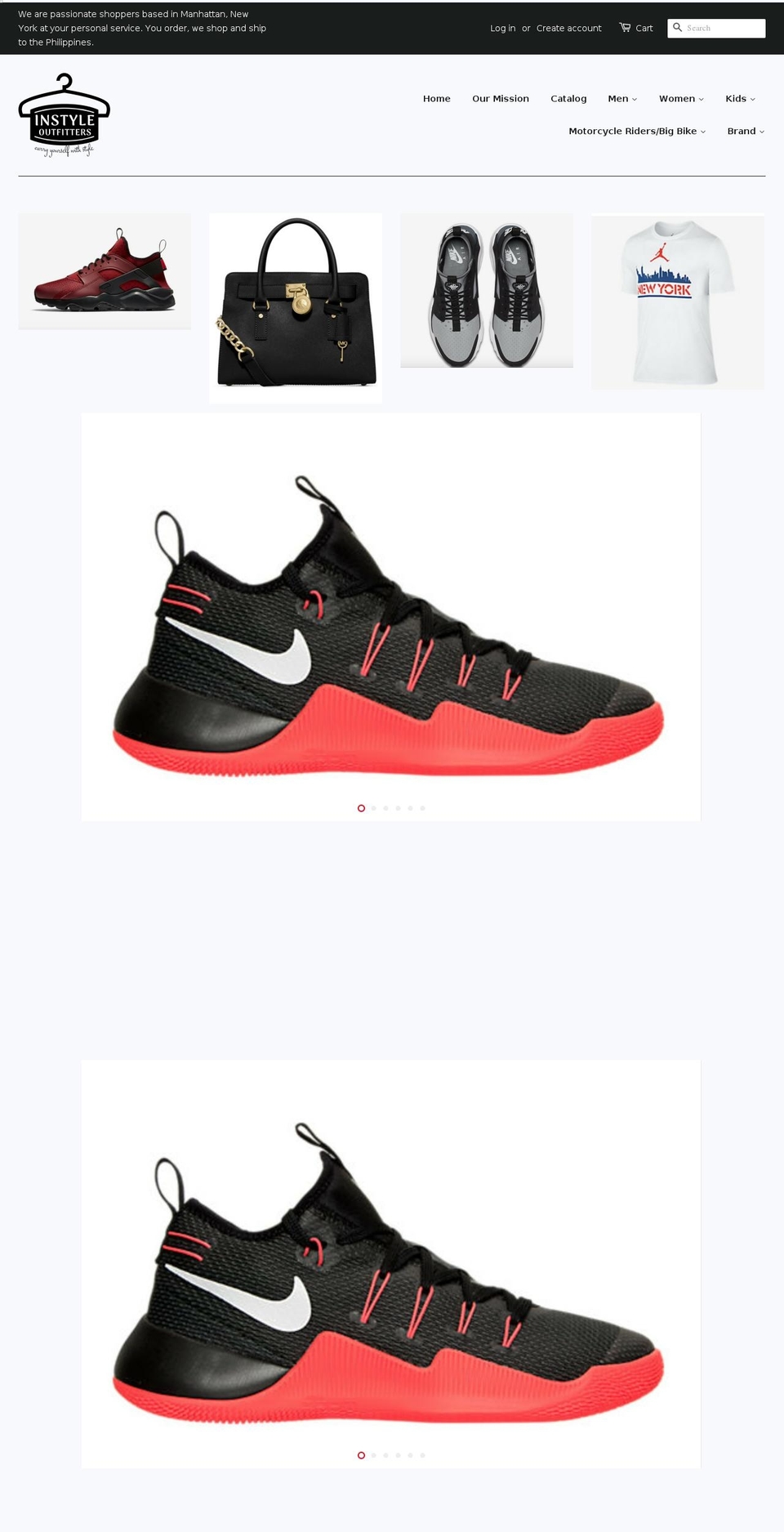 instyleoutfitters.com shopify website screenshot