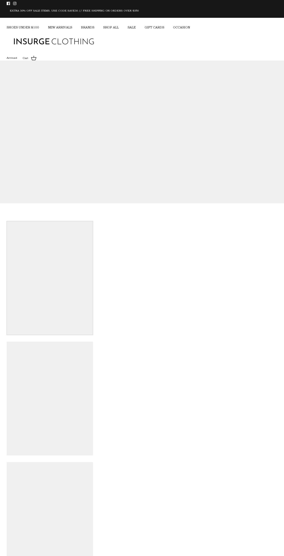 insurge.com.au shopify website screenshot