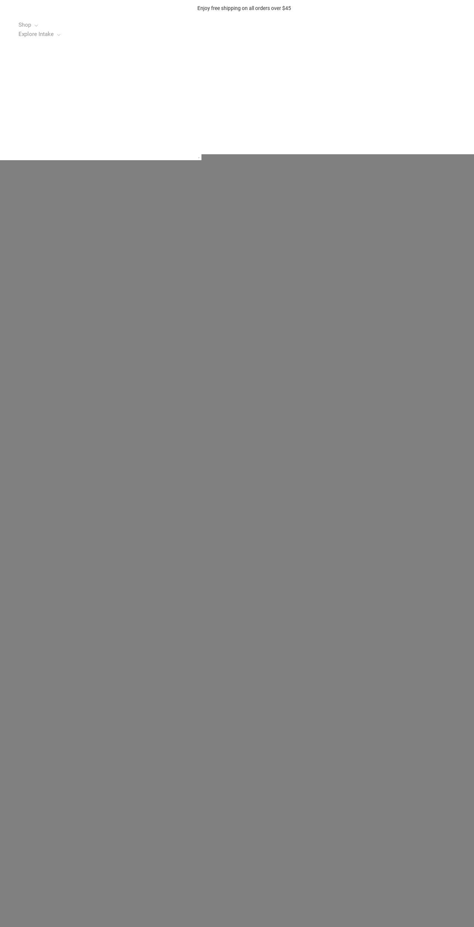 intakebreathing.com shopify website screenshot