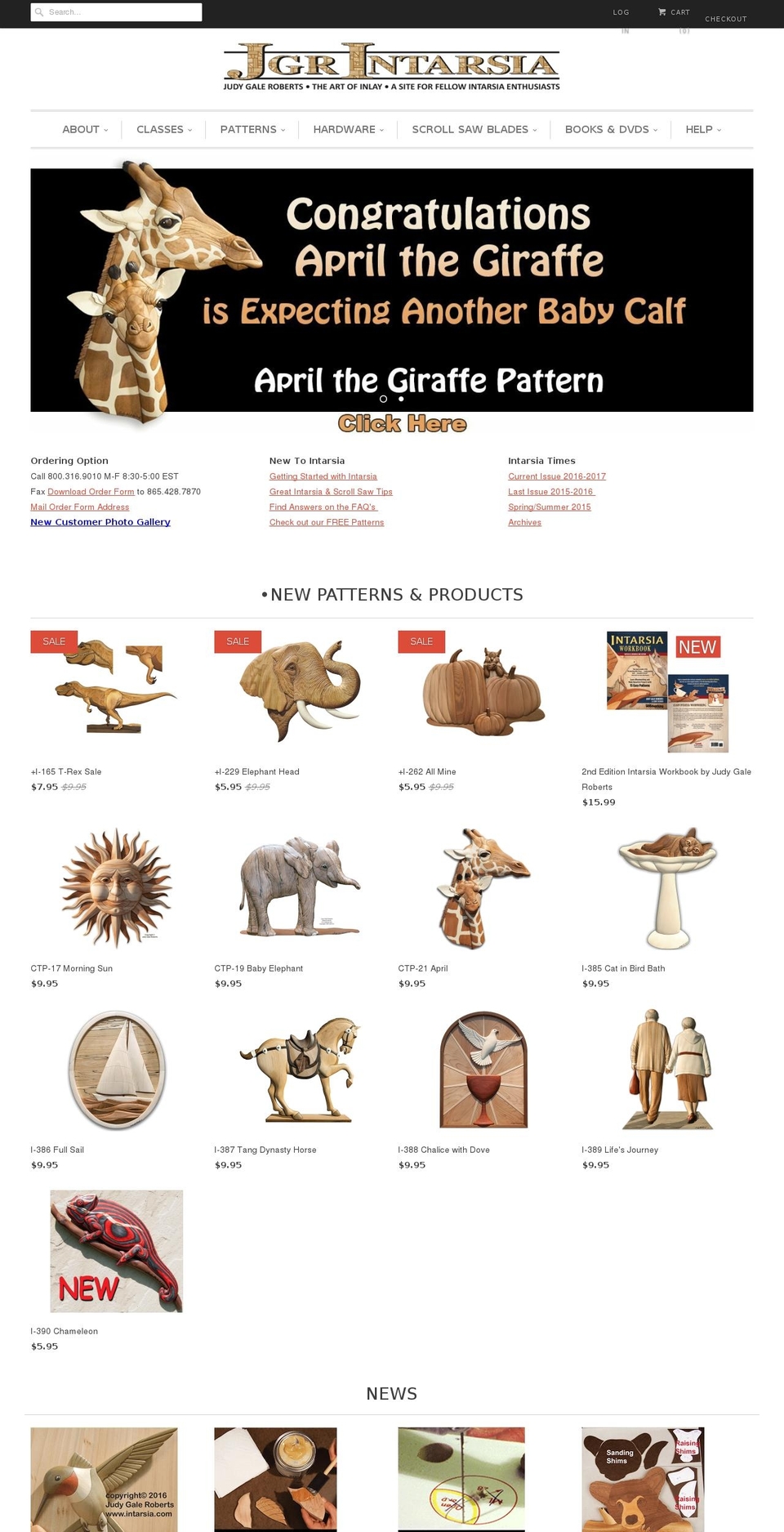 intarsiastore.com — Shopify storefront screenshot