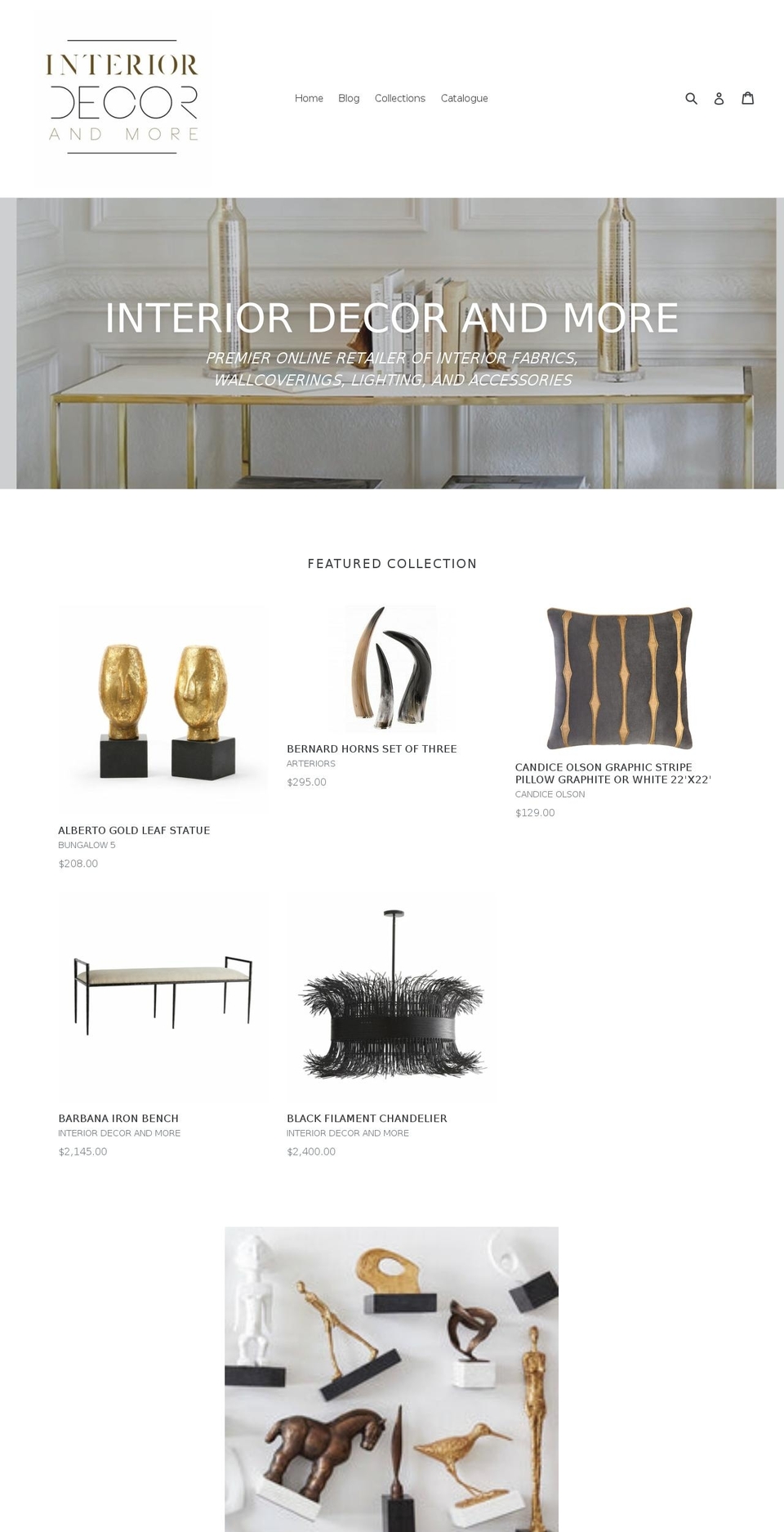 intdecorandmore.com shopify website screenshot